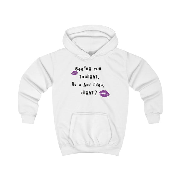 Seeing You Tonight - Olivia Kids Hoodie White Front