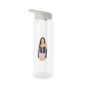 Pink Hearts - Olivia Clear Water Bottle 6