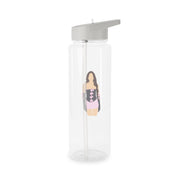 Pink Hearts - Olivia Clear Water Bottle 7