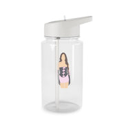 Pink Hearts - Olivia Clear Water Bottle 2