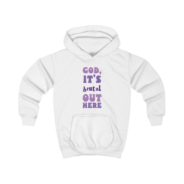 Brutal - Olivia Kids Hoodie White Front