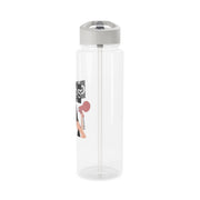 Olivia Red Megaphone Clear Water Bottle 9