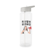 Olivia Red Megaphone Clear Water Bottle 7