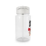 Olivia Red Megaphone Clear Water Bottle 3