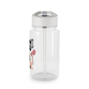 Olivia Red Megaphone Clear Water Bottle 4