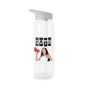 Olivia Red Megaphone Clear Water Bottle 6