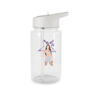 Dark Purple Olivia Clear Water Bottle 2