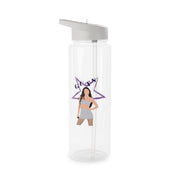 Dark Purple Olivia Clear Water Bottle 6