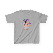 Dark Purple Olivia Kids T-Shirt 3