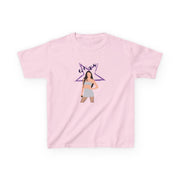 Dark Purple Olivia Kids T-Shirt 7