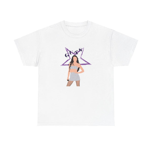 Dark Purple Olivia T-Shirt White Front