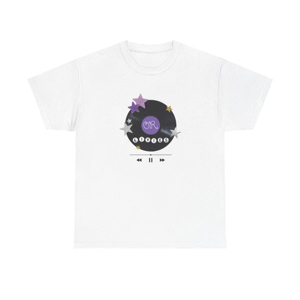 Amethyst Vinyl Scrapbook T-Shirt White Front