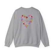 Button Heart Sweatshirt 4
