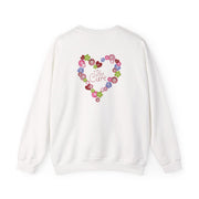 Button Heart Sweatshirt 2