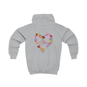 Button Heart Kids Hoodie 4