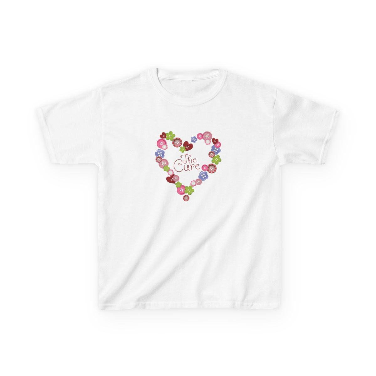 Button Heart Kids T-Shirt