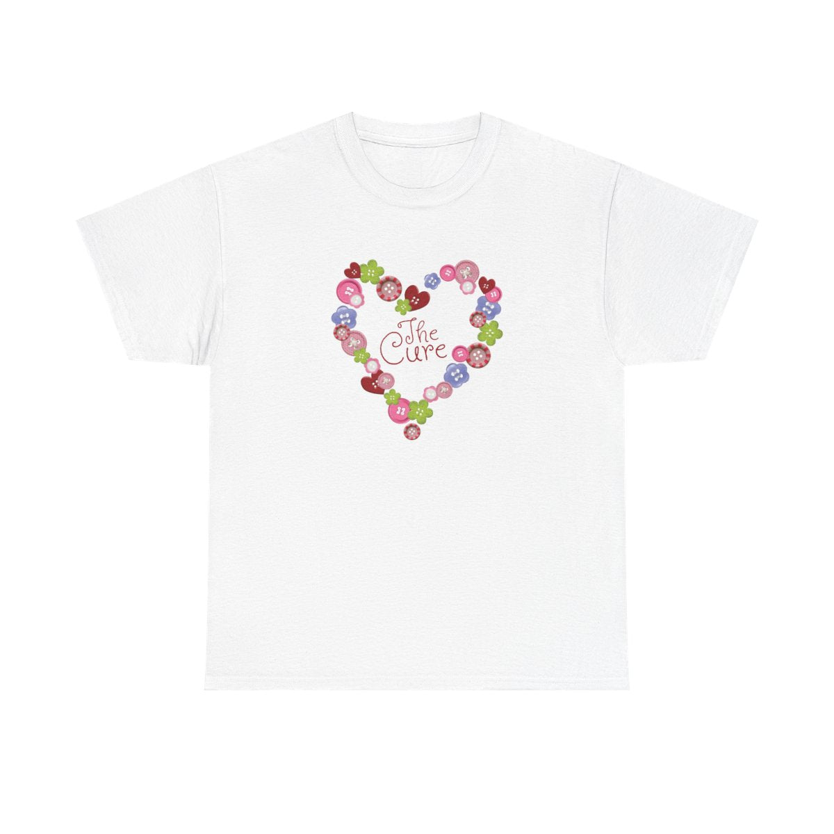 Button Heart T-Shirt