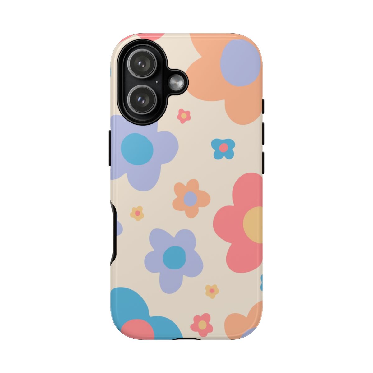 Playful Flower Pattern Phone Case