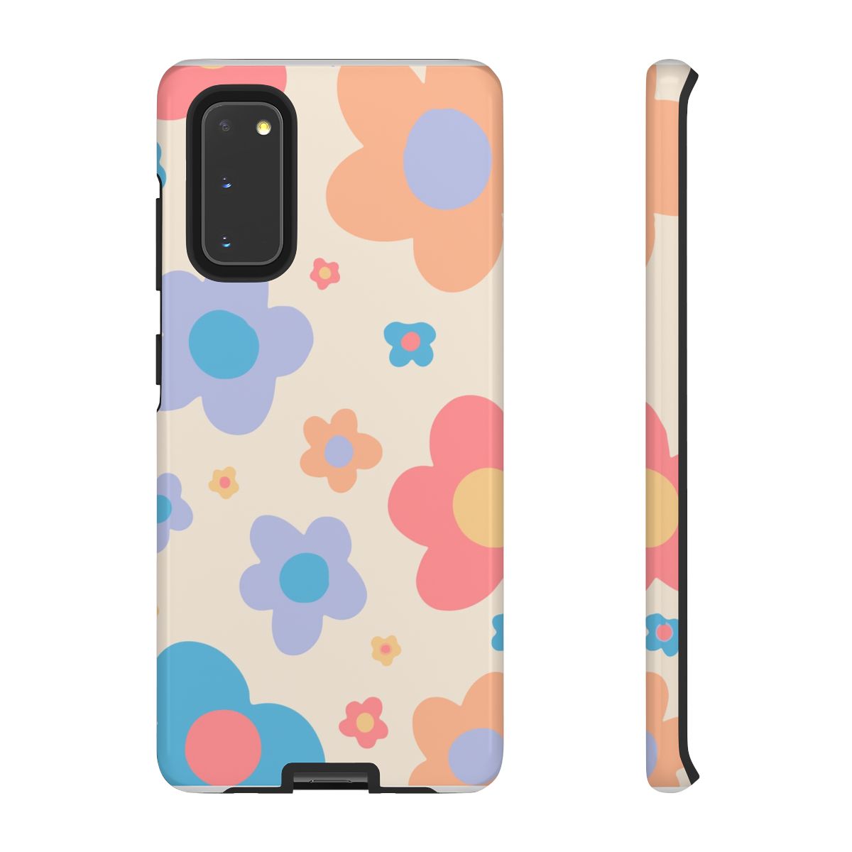 Playful Flower Pattern Phone Case