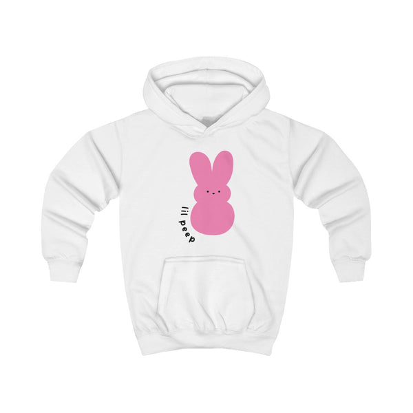 Peep Bunny - Peep Kids Hoodie White Front
