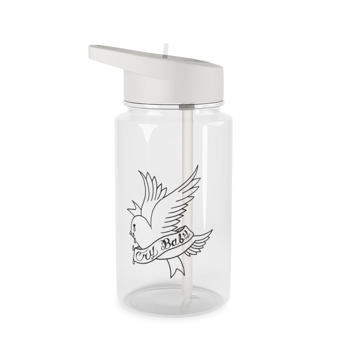 Cry Baby Bird - Peep Clear Water Bottle