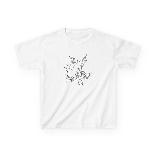 Cry Baby Bird - Peep Kids T-Shirt White Front