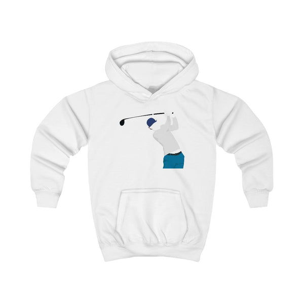 Ryder - Golf Kids Hoodie White Front
