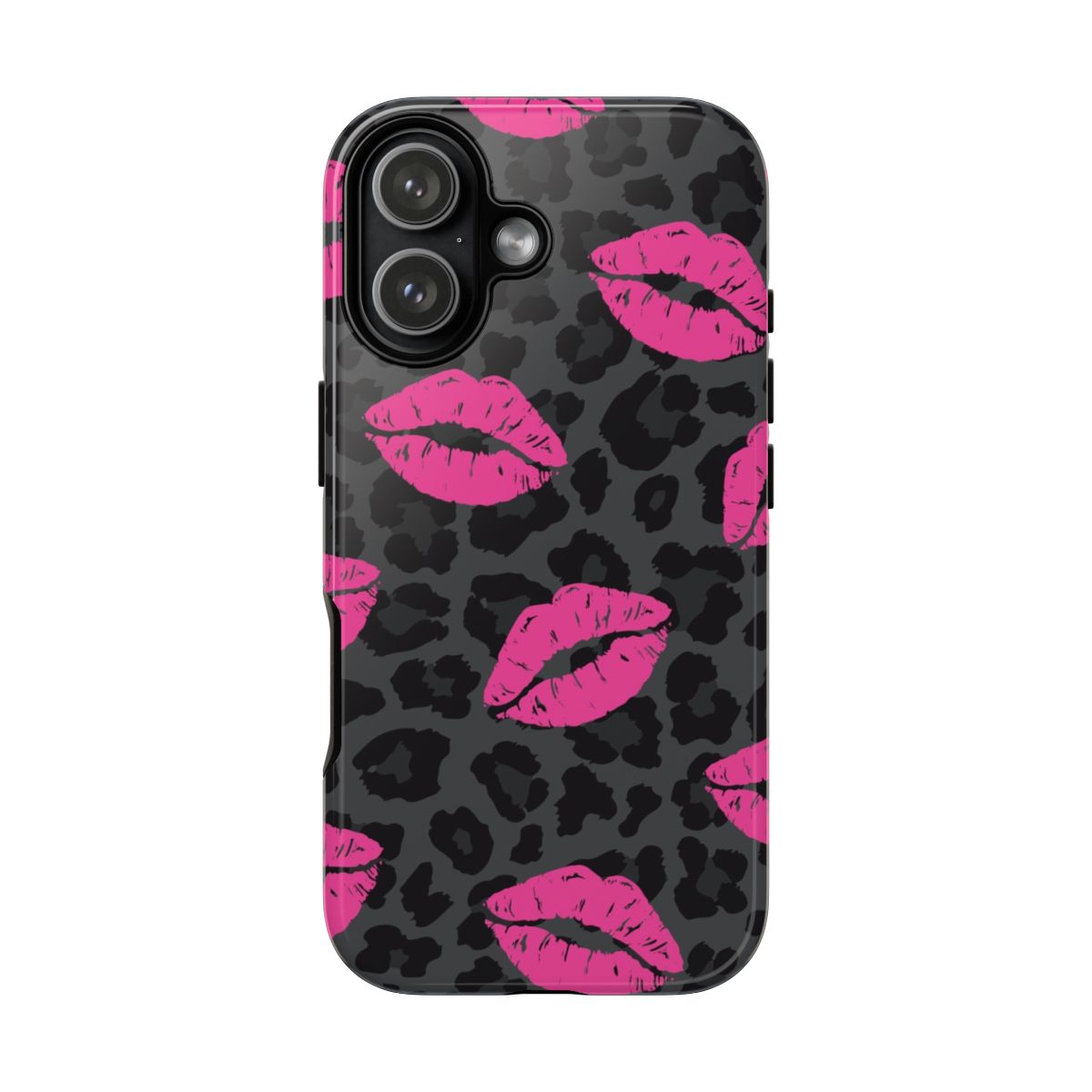 Pink Lipstick Cheetah Print Phone Case