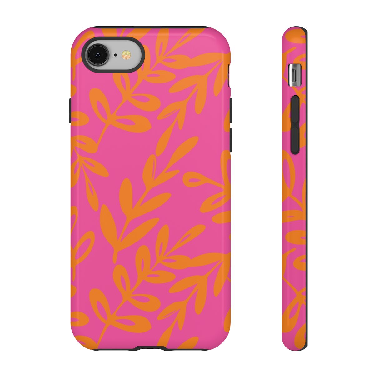 Pink & Orange Leaves - Foliage Phone Case