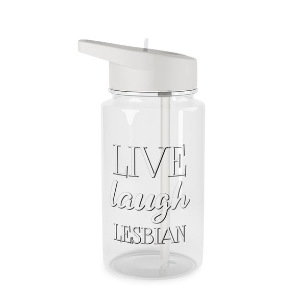 Live Laugh Lesbian - Pride Clear Water Bottle