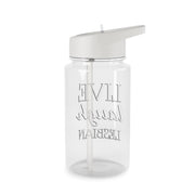 Live Laugh Lesbian - Pride Clear Water Bottle 2