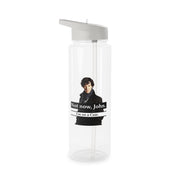 I'm on a Case Holmes Pun Clear Water Bottle 6