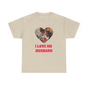 I Love My Husband - Personalised Couples T-Shirt 5