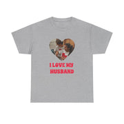 I Love My Husband - Personalised Couples T-Shirt 10