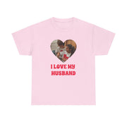 I Love My Husband - Personalised Couples T-Shirt 7