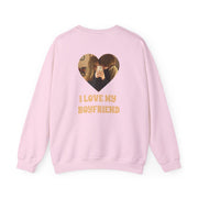 I Love My Boyfriend - Personalised Couples Sweatshirt 8