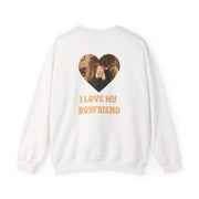 I Love My Boyfriend - Personalised Couples Sweatshirt 2