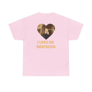 I Love My Boyfriend - Personalised Couples T-Shirt 8