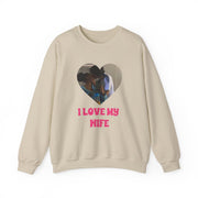 I Love My Wife - Personalised Couples Sweatshirt 5