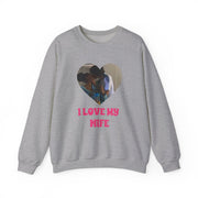 I Love My Wife - Personalised Couples Sweatshirt 3