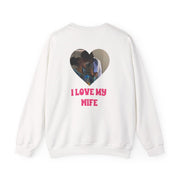 I Love My Wife - Personalised Couples Sweatshirt 2