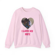 I Love My Wife - Personalised Couples Sweatshirt 7