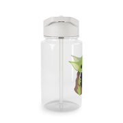 Baby Yoda - Personalised Couples Clear Water Bottle 3