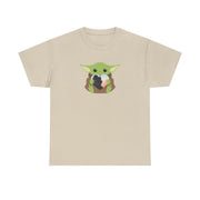 Baby Yoda - Personalised Couples T-Shirt 5