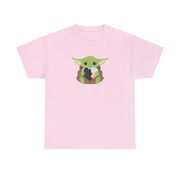 Baby Yoda - Personalised Couples T-Shirt 7