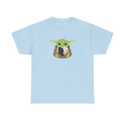 Baby Yoda - Personalised Couples T-Shirt 9