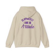 Apprently I Have An Attitude - Funny Quotes Hoodie 8