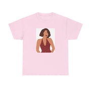 Red Sparkly Dress T-Shirt 9