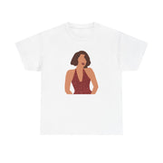 Red Sparkly Dress T-Shirt 1