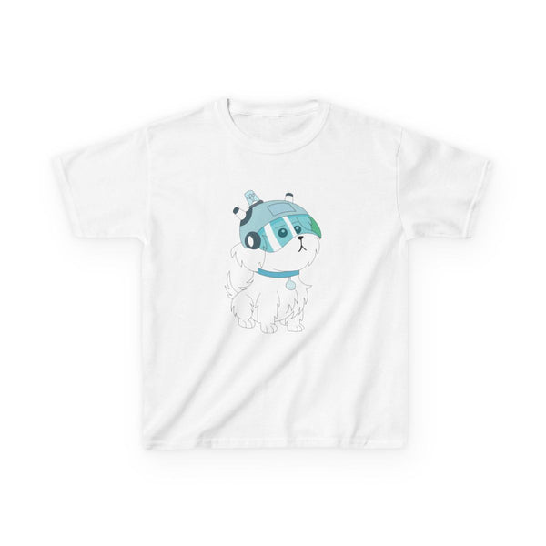 Space Dog - RAM Kids T-Shirt White Front